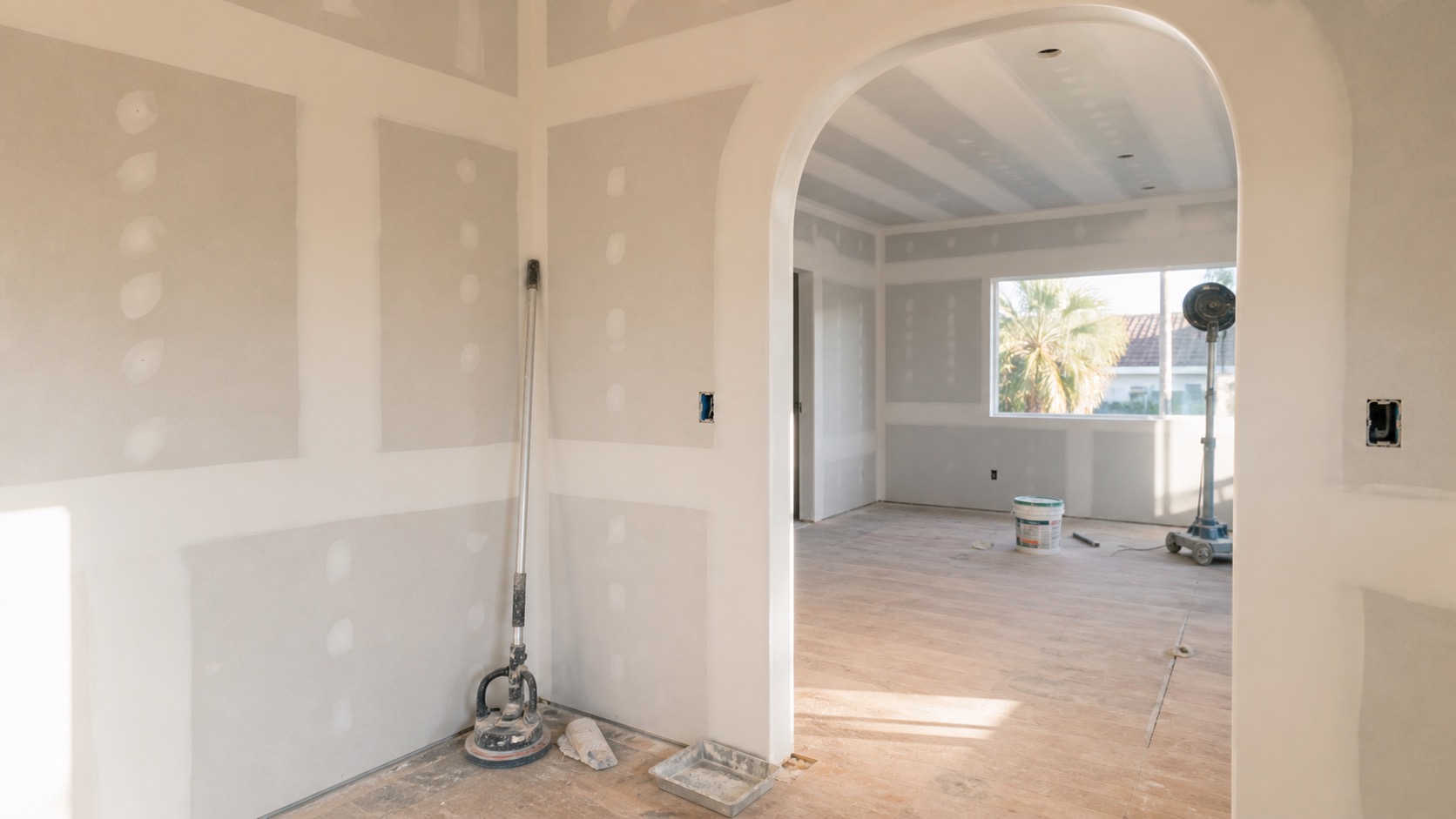 Drywall Installation work by a remodeling contractor in Culver City CA